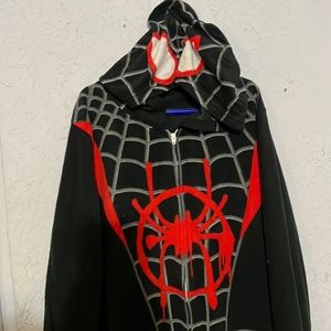 Marvel Spider-Man bigger boys size 10/12 onsie jumper one piece romper pajamas.